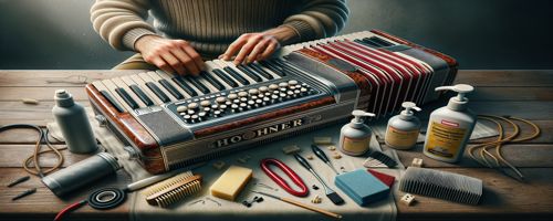 Pflege von Tastatur und Knopfleisten